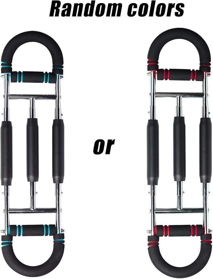 Twister Arm Trainer, 40-100Lb Adjustable Chest Workout Equipment, Portable Detachable Chest Workout Device Equipment, Arm Trainer for Chest Clip Muscle & Arm Strength, Red and Blue
