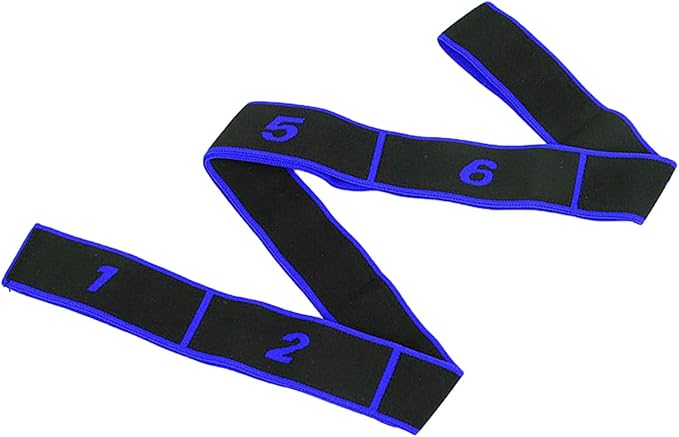 Fitness Band Elastic Stretch Strap with 8 Looped Resistance Stretching Strap for Pilates Dance Resistance