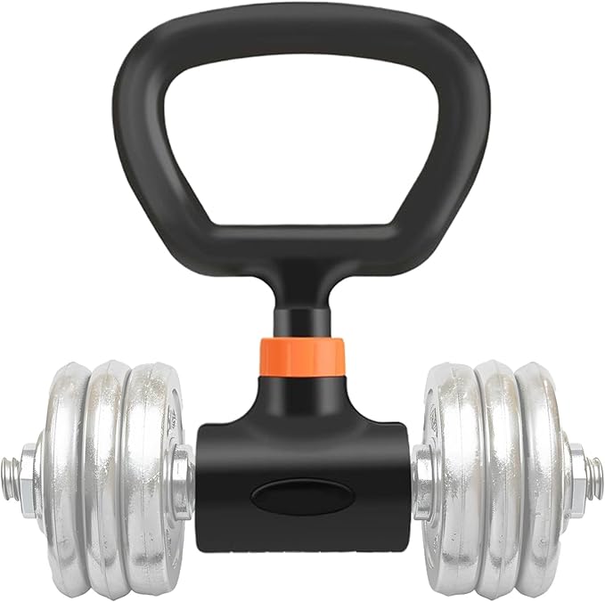 Dumbbell Kettlebell Converter | Dumbbell Grip Handle | Workout Accessories Adjustable Exercise Equipment Attachment for Weight Lifting Strength Training Home Gym