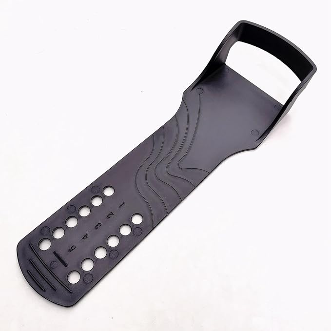 Generic Rowing Machine Pedals, Replacement Foot Pedals Fitness Equipment Accessories for Workout, Black, 35cmx10cm
