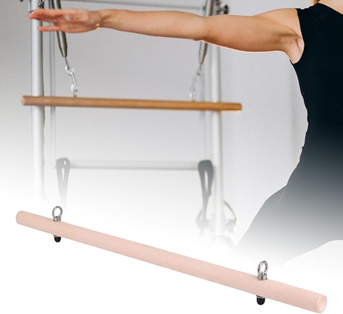 Pilates Roll Down Bar Multifunctional Home Workout Office Indoor with Hooks