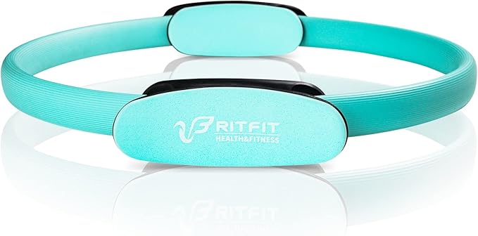 RitFit Pilates Ring Circle - 14 Inch Magic Fitness Circle for Toning Inner & Outer Thighs, Bonus Workout Guide Included