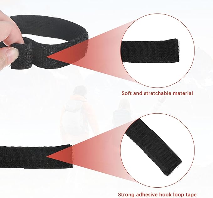 Boot Straps for Cowboy Boots - Cycling Safety Bind Pant Bands Use for Cycling & Jogging, & Camping - Adjustable Elastic Bike Ankle Leg Straps