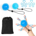 Finger Strengthener, Therapy Hand Ball,Finger Exerciser Ball, Finger Stretching and Rehabilitation Training for The Elderly