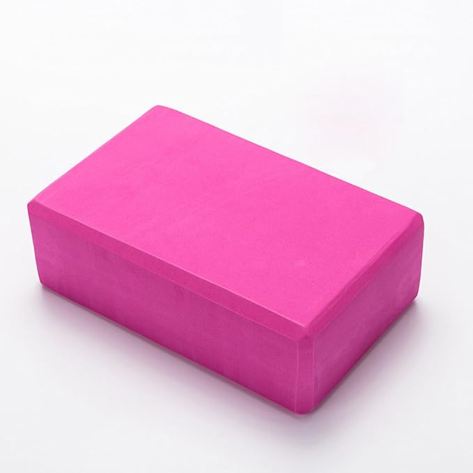 Set of 2 Yoga Blocks EVA Foam Exercise Bricks Provides Stability Balance and Support Improve Strength - 9 x 6x 3 inches