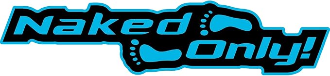 Naked Feet Only Decal Non-Slip EVA Foam Decal for Boat Gunwales & Ladders, 6mm Brushed Marine Grade Anti-Skid Adhesive Pads SeaDek Technology - Black/Blue
