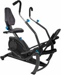 Teeter FreeStep Recumbent Cross Trainer Stepper, Zero-Impact Exercise Bike Alternative w/Patented Physical Therapy Stride, Up to 350lb, Free App w/Trainer Workouts