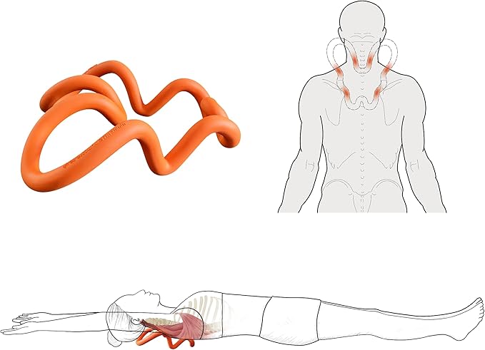 Deep Trigger Point Myofascial Release Tool –Back, Shoulder Blade & Hip Flexor Massager for Scapular Pain, Upper-Back Stiffness, Levator Scapulae Tightness, Psoas & Pelvic Muscle Relief