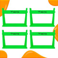 FORZA METIS Junior Foam Hurdles [Set of 4] – Adjustable Speed Training Hurdles for Young Athletes – Choice of 4 Vibrant Colors