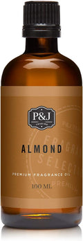 P&J Trading - Almond Scented Oil 100ml - Fragrance Oil for Candle Making, Soap Making, Diffuser Oils