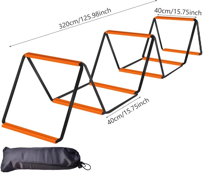 Agility Ladder Soccer Speed Ladder Multifunction Flexible Agility Training Equipment Football Footwork Ladder for Home Gym