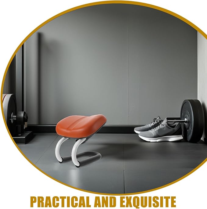 FUOYLOO Meditation Bench: Adjustable Kneeling Stool - Portable Prayer Chair - Ergonomic Soft PU for Studio Praying Zen Garden Travel Floor Seating Mat