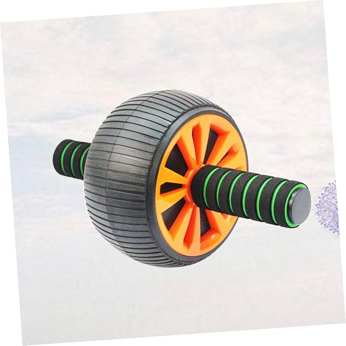 Abdominal Exercise Roller Non-skid Core Ab Wheel Trainer Silent Fitness Device for Home Workout and Muscle Training