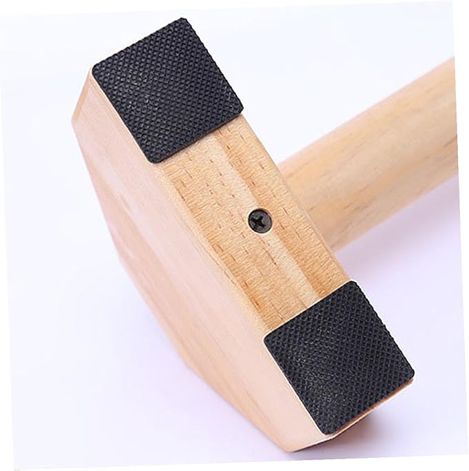 CHILDWEET Solid Wood Handstand Bar and Push-up Bracket Set, Muscle Training Fitness Equipment with Non-slip Base for Home Calisthenics and Strength Workouts
