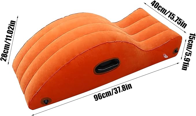 Yoga Chair Lounge - Pilates Stretching Chair | Inflatable Yogas Training Lounger, Reclining Sofa Streamline Fit Curve Suitable for Pilate Yoga, Foldable Pilates Exercise Support Sofa for Travel Home