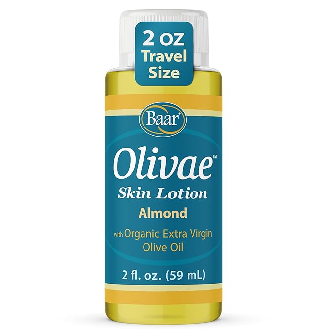Baar Olivae Skin Lotion, Almond, 2 fluid ounces