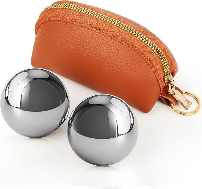 Baoding Balls:Traditional Chinese Balls for Hand Therapy, Hand Exerciser, Finger Exerciser, - for Relieving Office Stress / A Gift for Adults