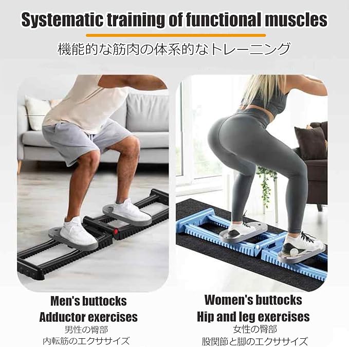 Foldable Skiing Exerciser Leg Splitter Ski Machine Portable Body Slimming Trainer Collapsible Leg Magic Machine Yoga Fitness Equipment for Use(Pink,Push-up Style)