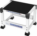 GanFindX Plyometric Jump Box Set, 12/18/24 Inch Steel Plyo Box, Heavy Duty Plyometric Platform with Anti Slip Surface, Fitness Exercise Step Up Box for Home Gym Training, Agility and Strength Conditioning