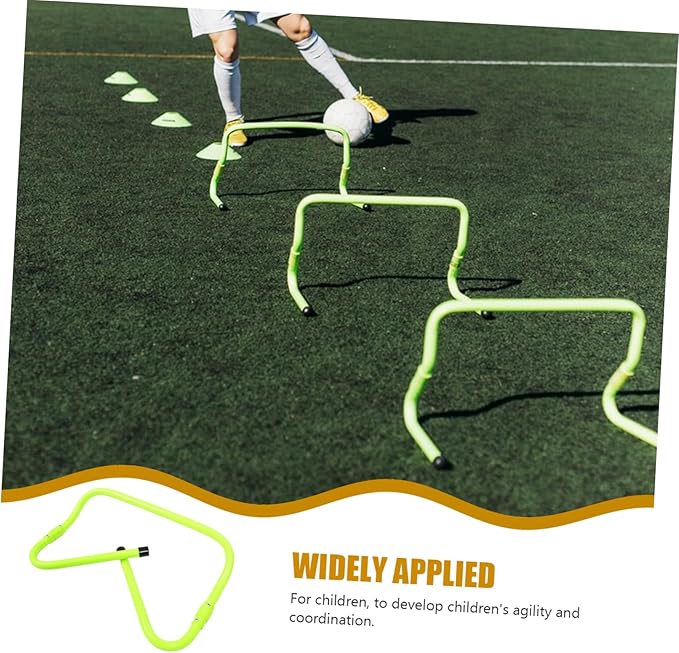 Agility Hurdles for Boys and Girls Training Equipment for Football and Sports Wear-Resistant Lightweight Design for Enhanced Speed and Coordination Skills