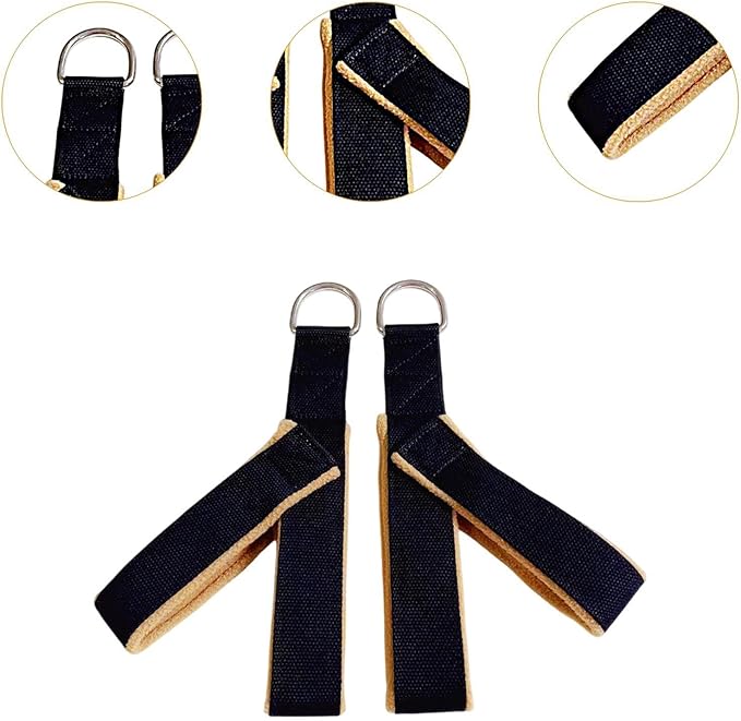 Generic 2Pcs Pilates Straps Reformer Straps Yoga Straps Fitness Straps for Home Exercise