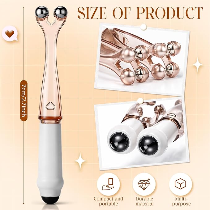 Konohan 2 pcs Finger Massager Roller for Arthritis Hand Massage Tool Relieves Arthritis Hand Pain and Stress for Woman Mothers Day Gift Palm Foot Acupressure Tool