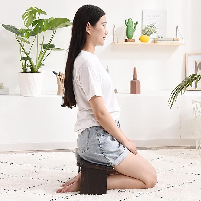 Fixed Leg Meditation Bench Yoga Bench Ergonomically,for Yoga Seat Esoteric Gifts