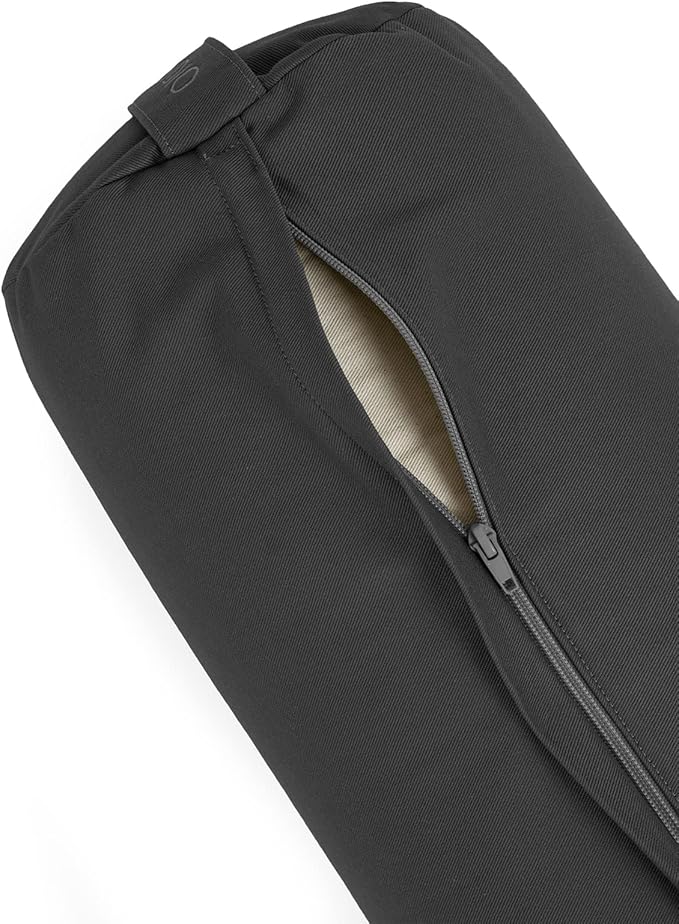 Yoga Studio Spare EU Organic Cotton Bolster Covers With Handle And Zipper - Cover Only (Grey)