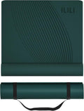 ILILI Yoga Mat, 72x25×0.3 Inch, TPE Exercise Mat, Tear-Resistant, Fitness Yoga Mat with Carrying Strap, Ideal for Yoga, Pilates, Home Workouts, Stretching & All Fitness Routines