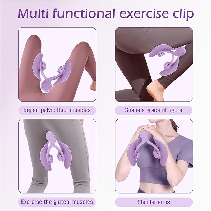 Thigh Master Pelvic Floor Exercise Devices and Inner Thigh Trainer for Women - Kegel Exercise Equipment for Home Use