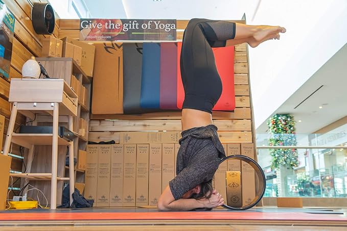 Enlighten Yoga Wheel - Great for Adding Active Strength and Flexibility to Your Exercise and Yoga Practice