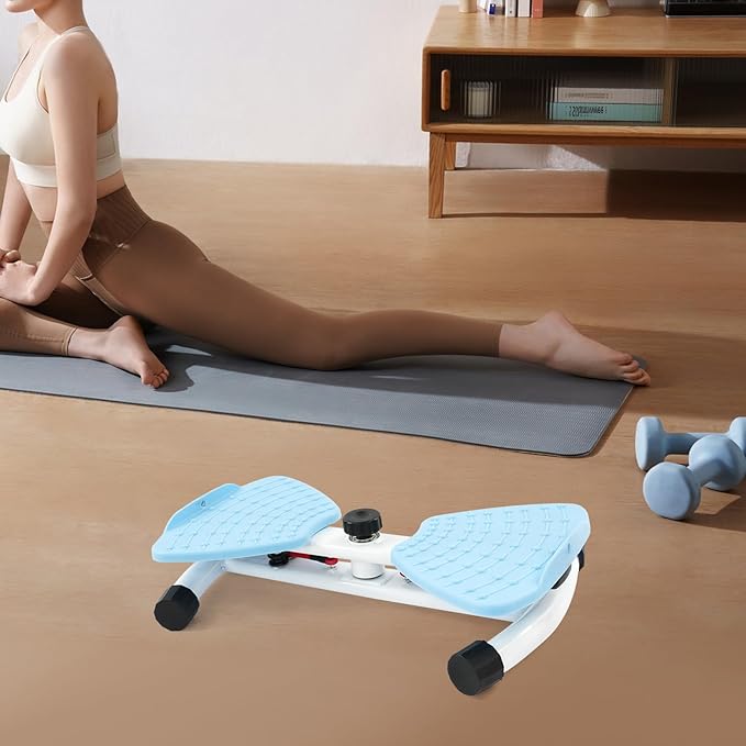 Waist Twister, Ab Twist Board Waist Twister Machine for Exercise Waist Twisting Board with Removable Elastic Bands for Home Gym Equipment