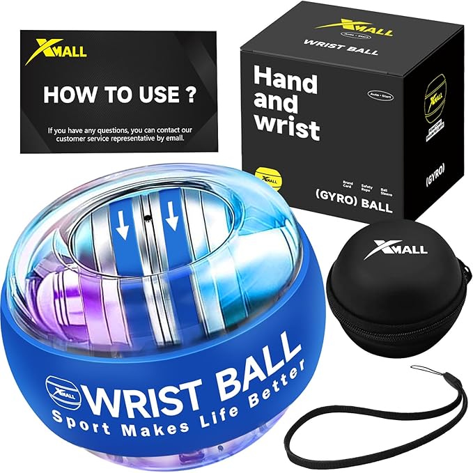 XMALL Wrist Ball,Used for Wrist Exercises,Strengthen Arms, Fingers, Grip and Muscles