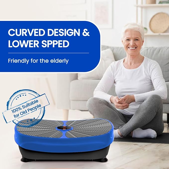 Fitness Vibration Plate Exercise Equipment Whole Body Shape Exercise Machine Vibration Platform Fit Massage Workout Trainer,Max User Weight 330lbs