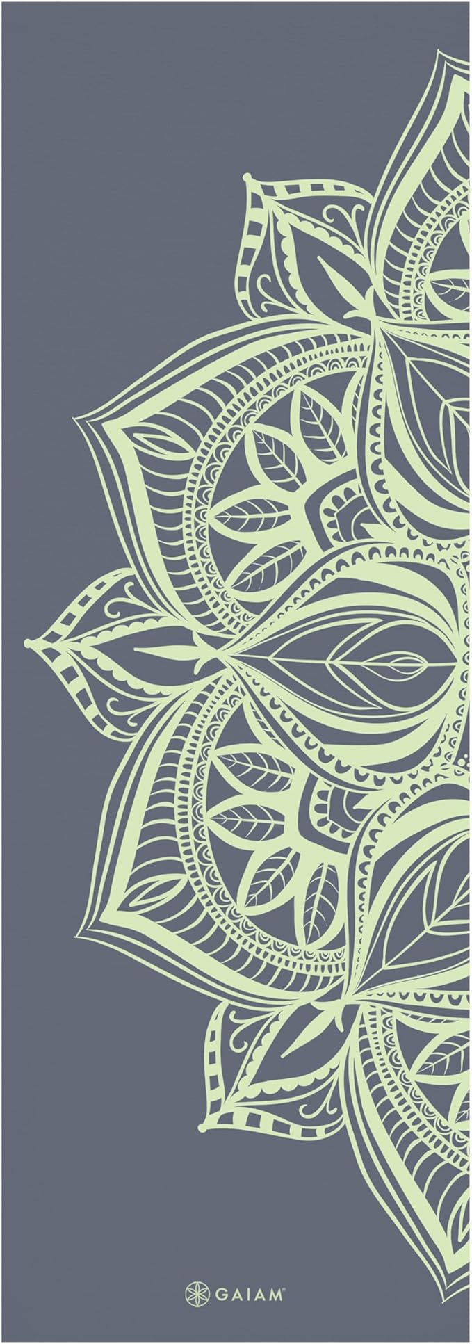 Gaiam Yoga Mat - Premium 5mm Print Thick Non Slip Exercise & Fitness Mat for All Types of Yoga, Pilates & Floor Workouts (68" x 24" x 5mm)