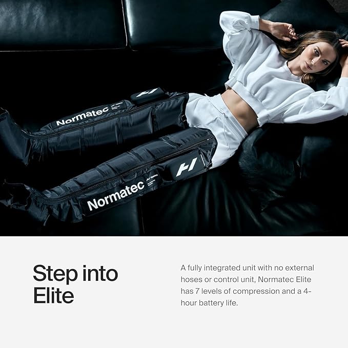 Hyperice Normatec Elite Legs Size Standard - Dynamic Air Compression Massage - Helps Increase Circulation in Legs, Reduces Muscle Pain and Aches and Improves Recovery Time Post-Workout