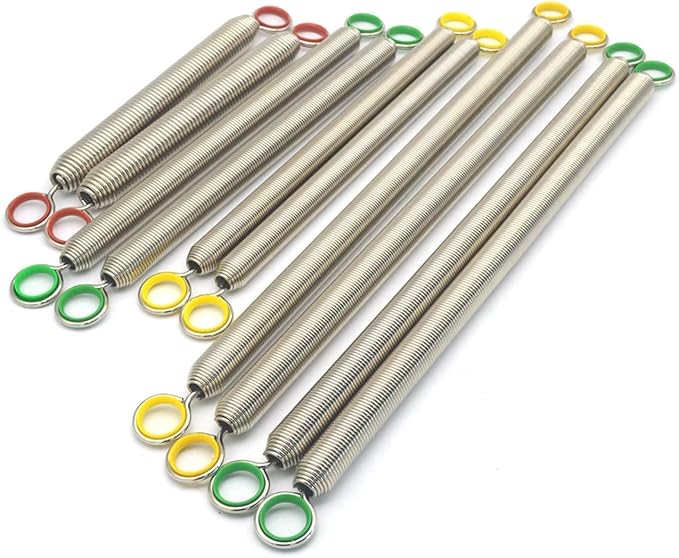 Pilates Pro Chair Springs 10PCS Pilates Reformer Pilate Equipment Accessories Yoga Heavy Duty Music Wire Steel Tension Springs