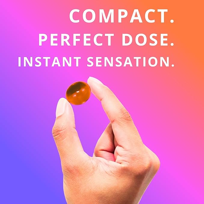 Hot Ball Passion Kit – 4 Massage Oil Balls: Desire, Passion, Climax & Chinesa Sphere – Cooling, Warming & Pulsing Sensations – 2 Capsules Each – Skin-Friendly Massage Gel