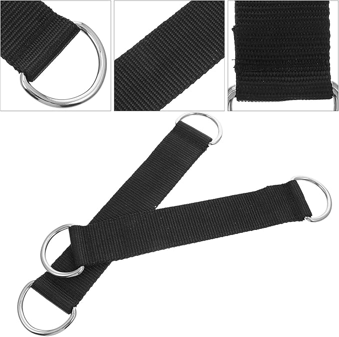 Pulley Hanging Straps 2pcs Fitness Pulley Hangers Sturdy Swing Straps for Strength Training Home Gym Cable Attachment