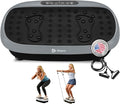 Lifepro HexaPlate Lite Vibration Plate Exercise Machine with Magnetic Acupoints - Full Body Vibration Platform for Beginners and Recovery - Lymphatic Drainage Massager for Muscle Toning and Fitness