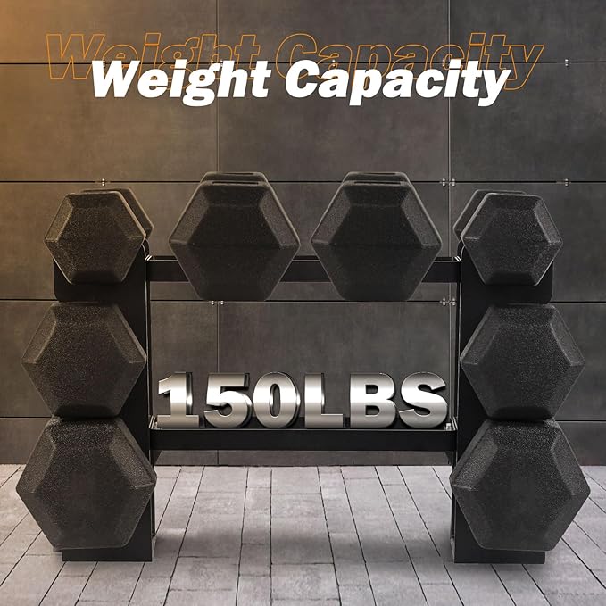 Small Dumbbell Rack Stand Only - Iron Weight Stand Holder Storage for Dumbbells