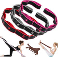 Fitness Resistance Band for Stretching and Yoga, 8 Loops Numbered Resistance Band, Elastic Training Bands for Yoga, Stretching, Pilates, Fitness