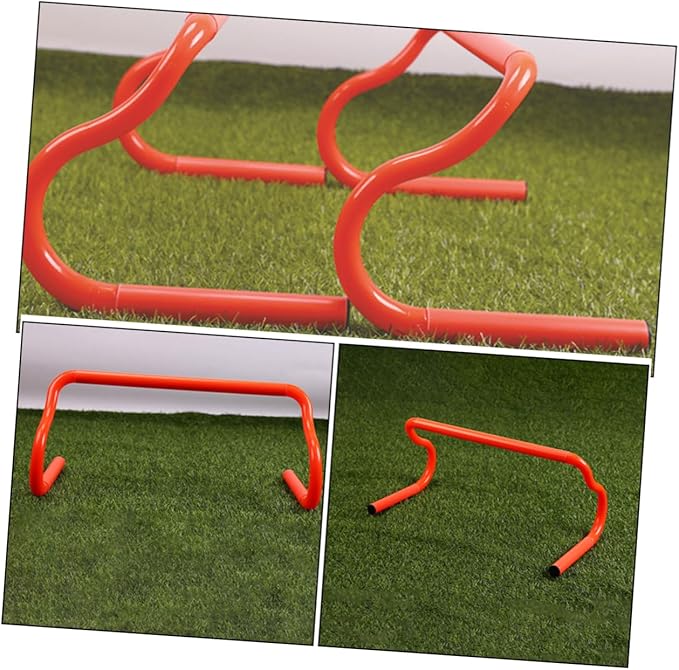 3pcs Adjustable Speed Hurdles Set Detachable Agility Training Hurdles for Athletes for Basketball Baseball Soccer and Football Practice