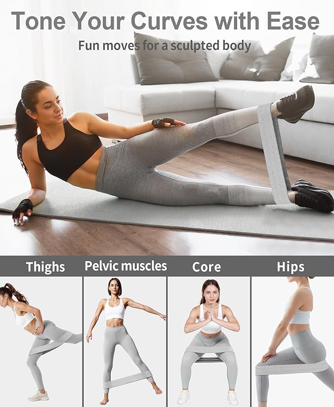 Pelvic Floor Exercise Devices Kegel Exerciser Muscle Trainer 15-70lbs Adjustable for Women/Men, Inner Thigh Exerciser Hip Abductor Machine with Resistance Band, Leg Workout