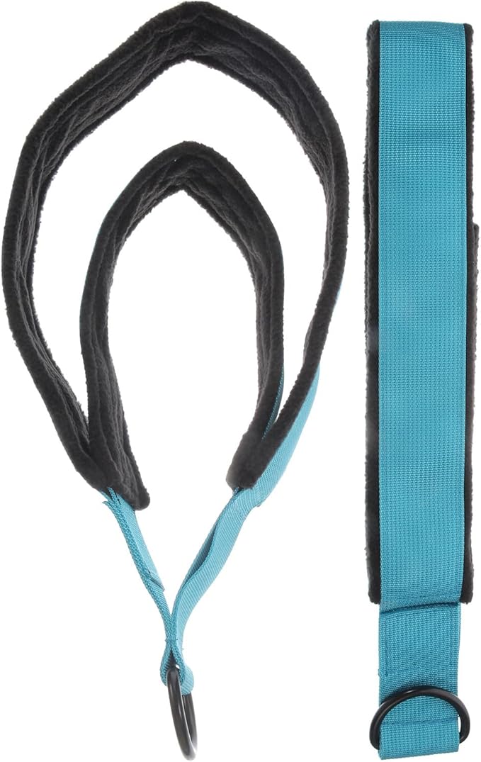 2pcs Pilates Yoga Straps Set, Polyester Stretch Bands for Ankle and Wrist Support, Body Shaping Fitness Belts for Indoor Exercise and Home Workout
