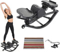 Rock Stepper Side to Side Step Fitness Machines Features A Digital Display, Resistance Bands, and A Floor Mat, Suitable for Home and Office Fitness