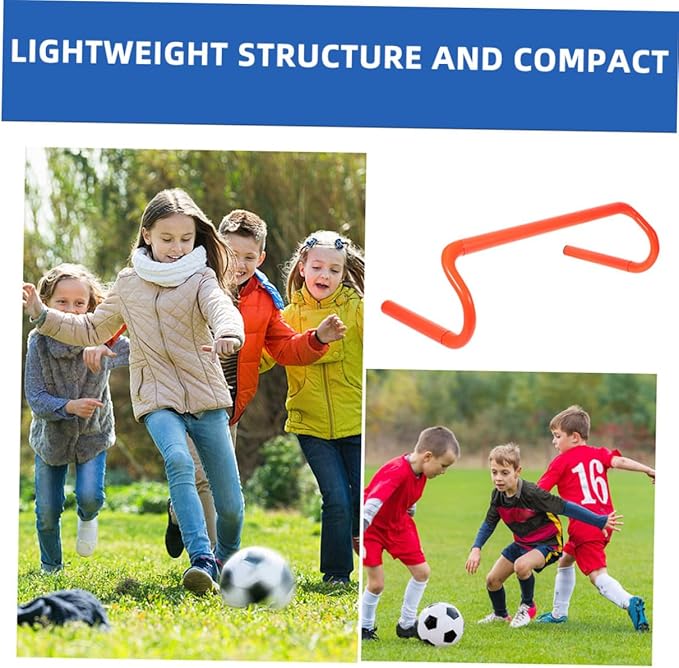 PRETYZOOM 4pcs Training Hurdles Lightweight Agility Equipment for Preschool Indoor Outdoor Use Safe Stable Design Enhances Coordination Jumping Skills for Boys