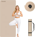 10 mm Yoga Mat 72"x26" TPE Non-Slip Exercise Mat 0.4" Thick, Easy-to-Carry Fitness Mat for Yoga, Pilates & Workout, Professional Mat, Made with Recyclable Material, Durable, Easy to Clean