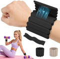 Abahub Wearable Wrist & Ankle Weights Set of 2, Stackable Magnetic Weighted Bracelet for Women, Waterproof Silicone Arm Leg Weights for Home Gym Workout, Running, Yoga & Pilates