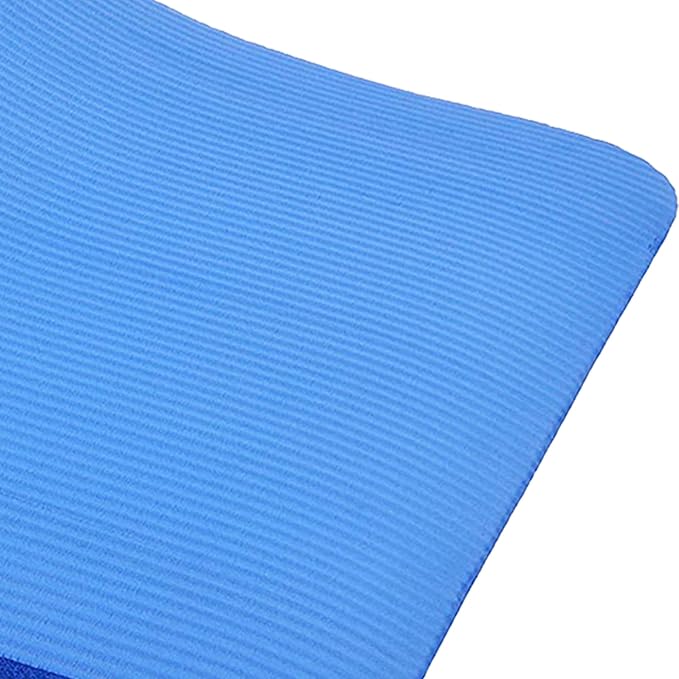 BalanceFrom 71x24 Inches Extra Thick Yoga Mat 1-Inch High-Density Foam – Roll-Up Exercise Pad with Double-Sided Non-Slip Surface and Carrying Strap for Pilates and Home Workouts, Multiple Colors